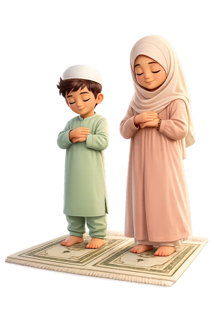 Enfant découvrant l'Islam avec douceur