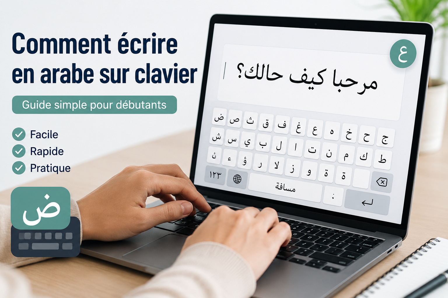 Comment écrire en arabe sur clavier (guide simple pour débutants francophones)