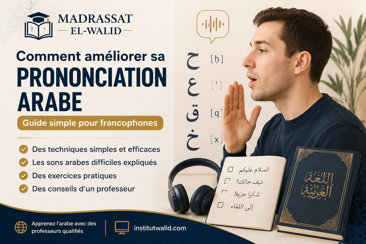 Comment améliorer sa prononciation arabe facilement ? (guide simple pour francophones)