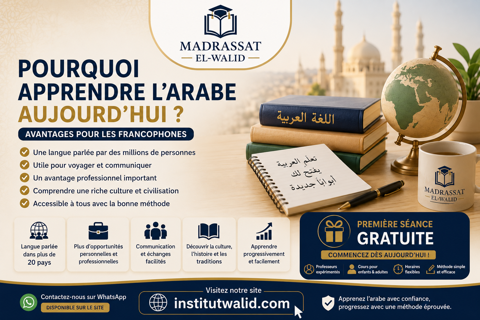 Pourquoi apprendre l’arabe aujourd’hui ? (avantages pour les francophones)