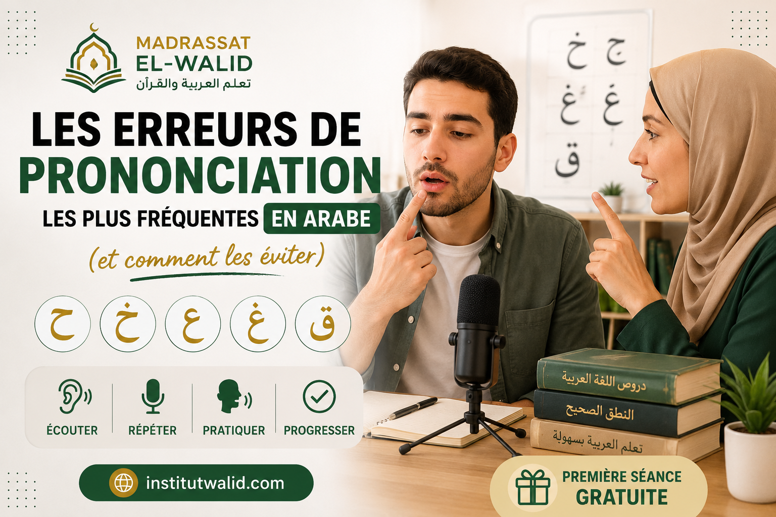 Les erreurs de prononciation les plus fréquentes en arabe (et comment les éviter)