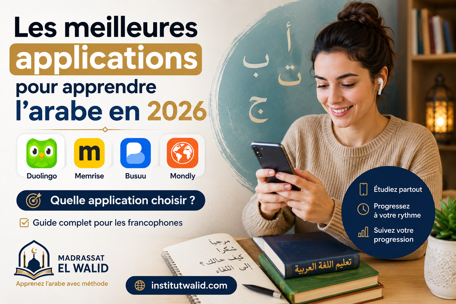 Les meilleures applications pour apprendre l’arabe en 2026